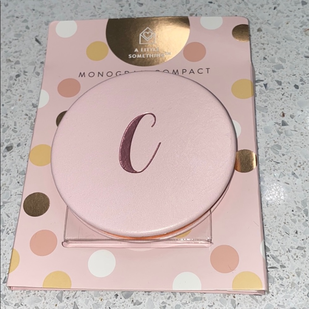 Monogram Mirror with the letter C